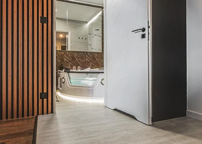 Komfortowy Jacuzzi & Balkon & 2 Sypialnie