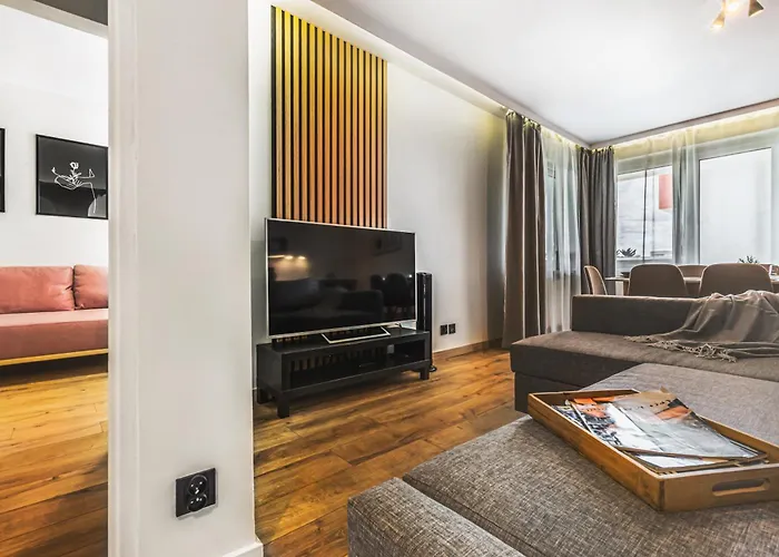 Komfortowy Jacuzzi & Balkon & 2 Sypialnie Breslau